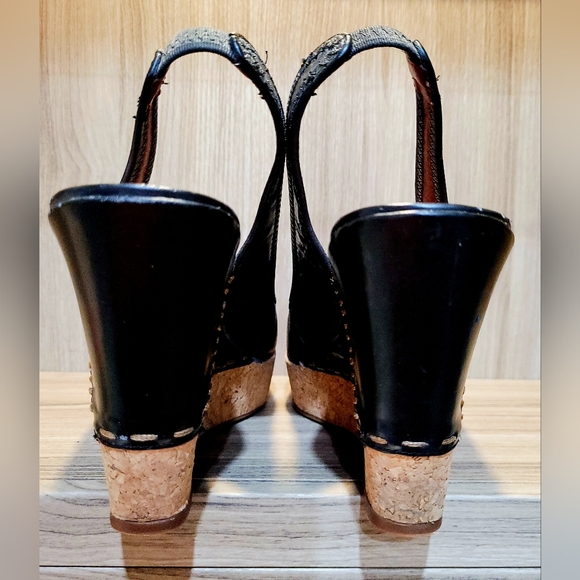 MRKT, Size 38.5, Claudia Wedges, Leather - Picture 3 of 6